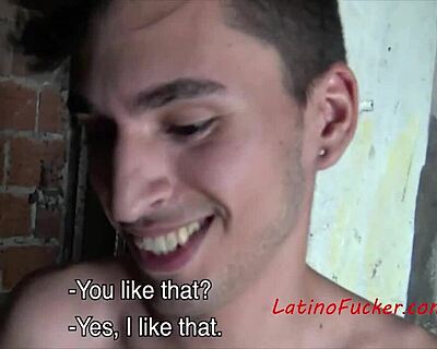 Latino Twinks Fuck Hard After Work in Public